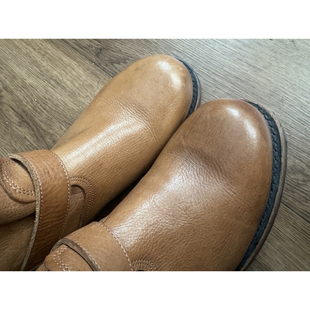 mens freebird boots 10 Easton Brown Leather Western Preppy Skater Luxury Rugged - Picture 14 of 15
